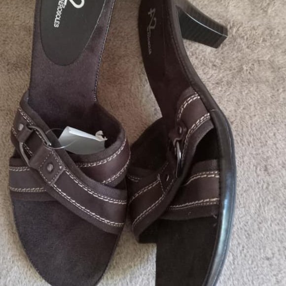 Aerosoles | Brown Slip On Sandals - Picture 6 of 6